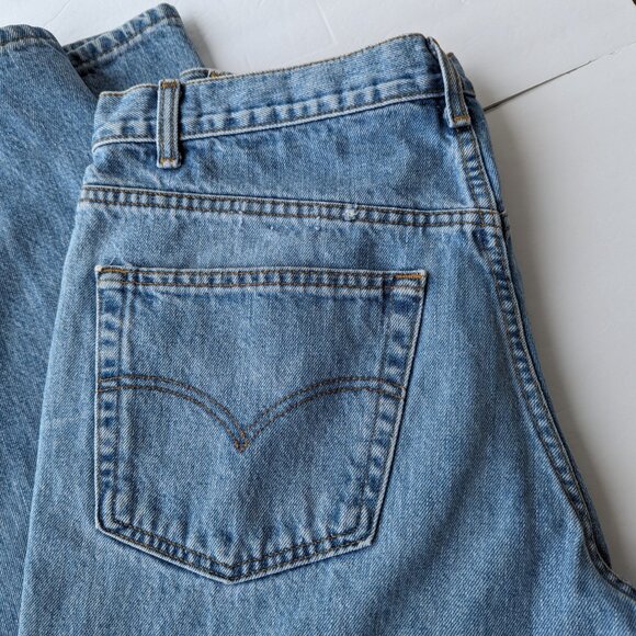 Men's 550 Levi Strauss & Co Blue Jeans Denim 38 x 30 - Picture 5 of 16